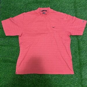 Vintage Nike x Tiger Woods Golf Shirt Coral